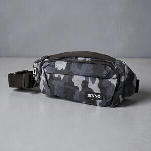 SINNO Crossbody Fanny Pack Unisex Navy Camouflage Multi-Pocket